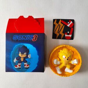 2024 McDonald’s Sonic 3 the Hedgehog Tails Yellow Roller - Happy Meal Toy